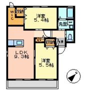 シャルムメゾンA棟の間取り画像