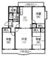 クレールいわたの間取り画像