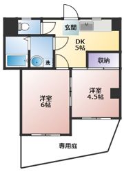 エクセレンス春日の間取り画像