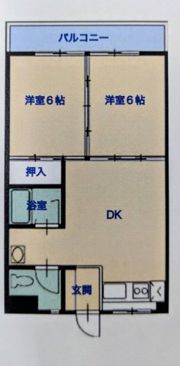 カーサクレストの間取り画像