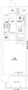 レジデンス塚本クラージュの間取り画像