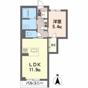ベルエトワール南江戸の間取り画像