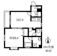 リビナ奥村ドゥーの間取り画像