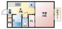 TOMIIハイツの間取り画像