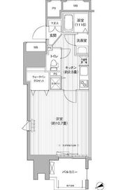 アクシス池袋の間取り画像