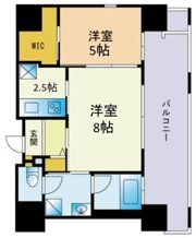 カルテット博多の間取り画像