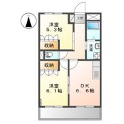 KOWAガーデンハイツⅠの間取り画像