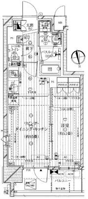 プレサンスロジェ千代田東神田の間取り画像