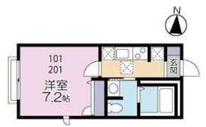 クラヴィエ新中野の間取り画像