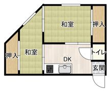 富士マンションの間取り画像