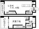 リバージュ県庁通りの間取り画像