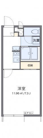 レオパレスヤチヨの間取り画像