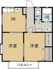コーポデンエンの間取り画像