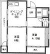 ハイツ夏島の間取り画像