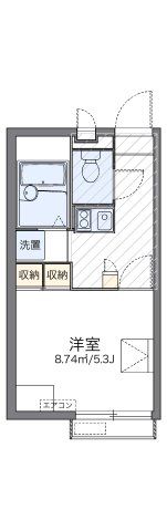 レオパレス山王の間取り画像