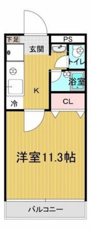 ピュアベルデ南方の間取り画像