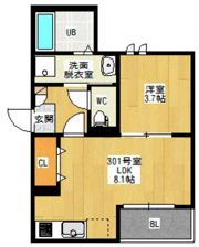REGALEST白島の間取り画像