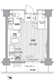 ヒューリックレジデンス茗荷谷の間取り画像