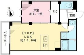 ラシーネ武蔵小山の間取り画像