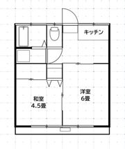 コーポふじの間取り画像