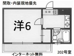 エールコーポの間取り画像