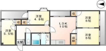 ロワールパークの間取り画像