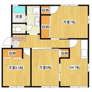 スカイバレーB棟の間取り画像