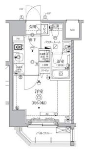 クオリタス南大井の間取り画像