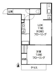 K・HouseⅢの間取り画像