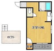 シティベール海老津Aの間取り画像