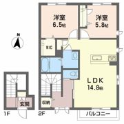 miflat S(ミフラット エス)の間取り画像