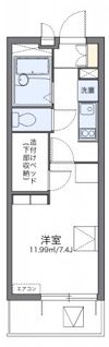 レオパレス香春口の間取り画像