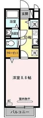 モナリエ青谷の間取り画像