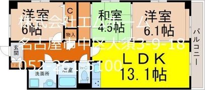 シティ・ライフ城下の間取り画像