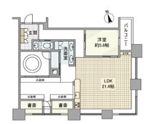青山パークタワーの間取り画像