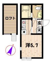 ドミール横浜の間取り画像