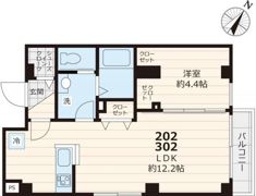 Rapport H＆S ラポールエイチアンドエスの間取り画像