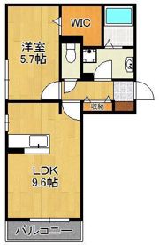 セジュール熊本の間取り画像