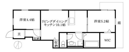EARL’S COURT西垣生の間取り画像