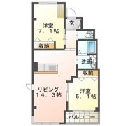 樹ノ里の間取り画像