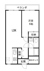 コーポラスTSUBOの間取り画像