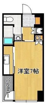 モナトリエ小倉平和通りの間取り画像