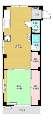 小谷マンションの間取り画像