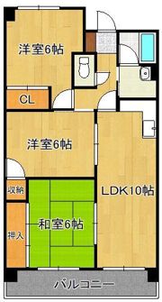 アルゴ西新町の間取り画像