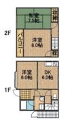 プリンスコート西浅田の間取り画像