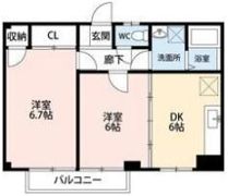 ラ・プラージュの間取り画像