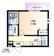 フジパレス野崎Ⅰ番館の間取り画像