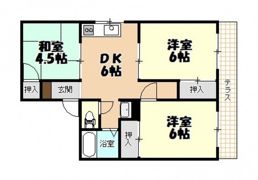 ネオハイツ沖野A棟の間取り画像