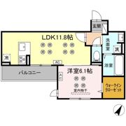 シャルム新屋敷の間取り画像