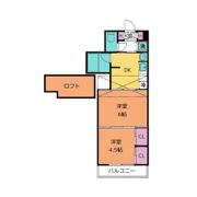 クレスト連坊の間取り画像